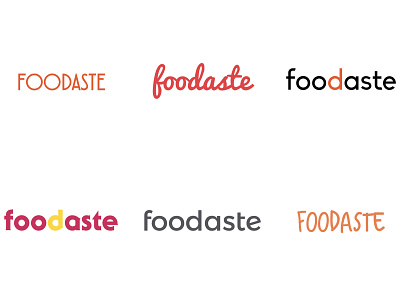 Foodaste Logos creation branding design graphic design icon illustration illustrator lettering logo spot illustration typography vector