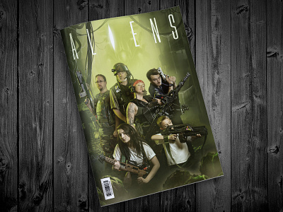 Alien Comic 01 aliens colonial marines comic book cosplay photoshop