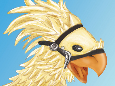 Chocobo Paint 01 chocobo digital painting final fantasy photoshop wacom