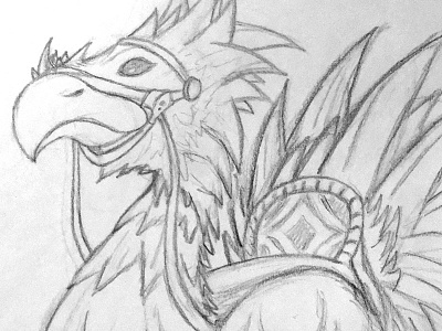 Chocobo 02 chocobo finalfantasy sketch