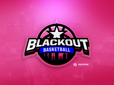 Blackout Basketball - Logo concept (Unused) baskeball brand branding esports identity indiana indianapolis logo logotype nba sport logo sports sports logo