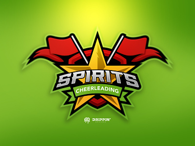 Spirits Cheerleading - (FOR SALE) brand branding cheer cheer logo cheerleader cheerleading esports identity logo logotype spirits sport sport logo sports sports logo