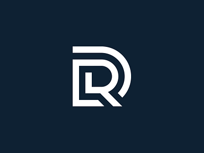 Dricky Monogram branding d design dr dr logo identity logo logomark logotype monogram r rd logo