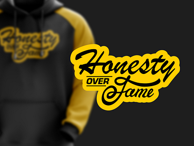 BigFryTV "Honesty Over Fame" Apparel Design