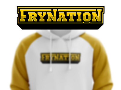 BigFryTV "FryNation" Apparel Design apparel badge branding clothing fry gaming identity lettering logo streamer twitch