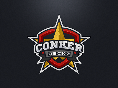 ConkerReckz Logo Design apparel badge branding esport esports gaming identity logo streamer twitch youtube