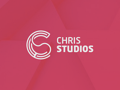 Chris Studios Logo artist brand branding designer gaming logo studios type