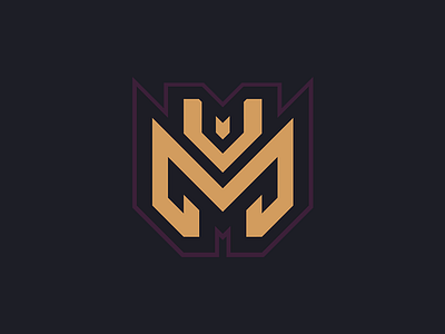 M + V Logo Design apparel brand branding clothing design designer esports game gaming identity logo logotype organization sports