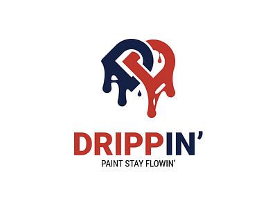 Drippin' Logo Design (D+D) apparel brand branding clothing dd designer esports game gaming identity logo logotype organization paint sports