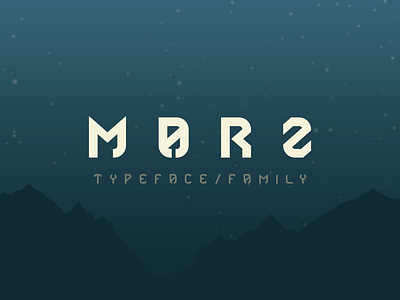 MARZ - FREE FONT font font bundle font family free typeface typography