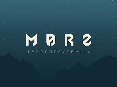 MARZ - FREE FONT