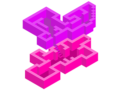 Isometric Levels bright colors first shot isometric