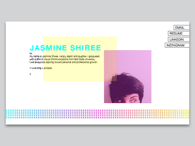 Jasmine Landing Page