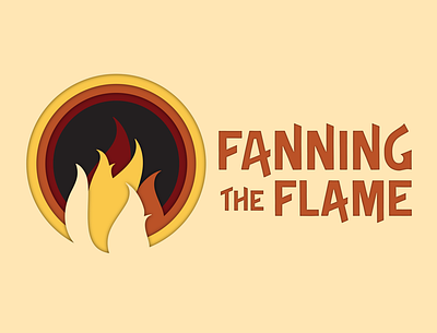 Fanning the Flame church church logo fire illustration sermon design sermon logo sermon series