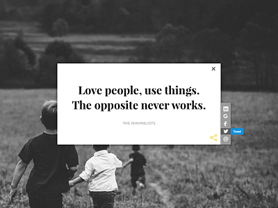 Daily UI 010 Social Share daily ui 010 quote social share