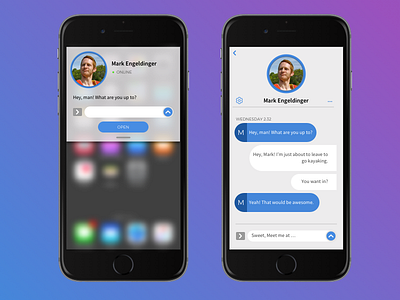 Daily UI 013 daily ui 013 direct messaging uiux design