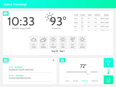 Daily UI 021 Home Monitoring Dashboard daily ui 021 home monitoring dashboard uiux design