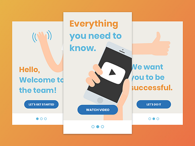 Daily UI 023 Onboarding daily ui 023 mobile design onboarding uiux design welcome