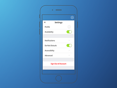 Daily UI 027 Dropdown daily ui mobile design settings uiux design