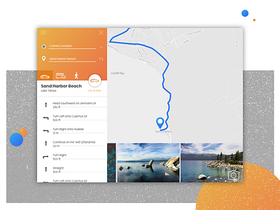 Daily UI 029 Map daily ui directions map uiux design