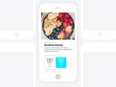 Daily UI 030 Pricing acai bowls daily ui mobile pricing uiux design