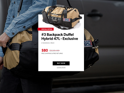 Daily UI 036 Special Offer