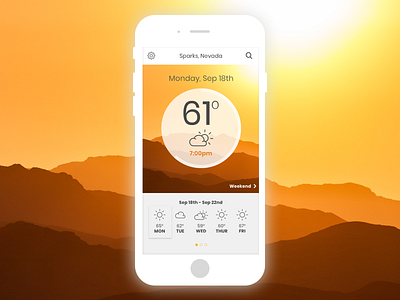 Daily UI 037 Weather