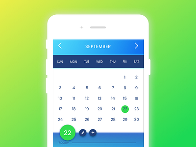 Daily UI 038 Calendar calendar daily ui mobile design uiux design