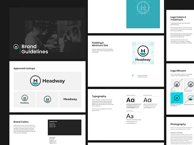 Headway Brand Guidelines brand business corporations design development growth guidelines logo startup strategy