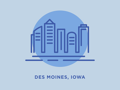 Des Moines Skyline