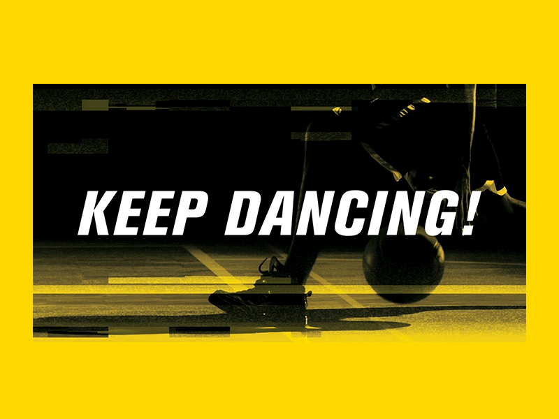 Iowa Hawkeye - Keep Dancing [March Madness] basketball college dribbble hawkeyes march madness motion graphics sports design