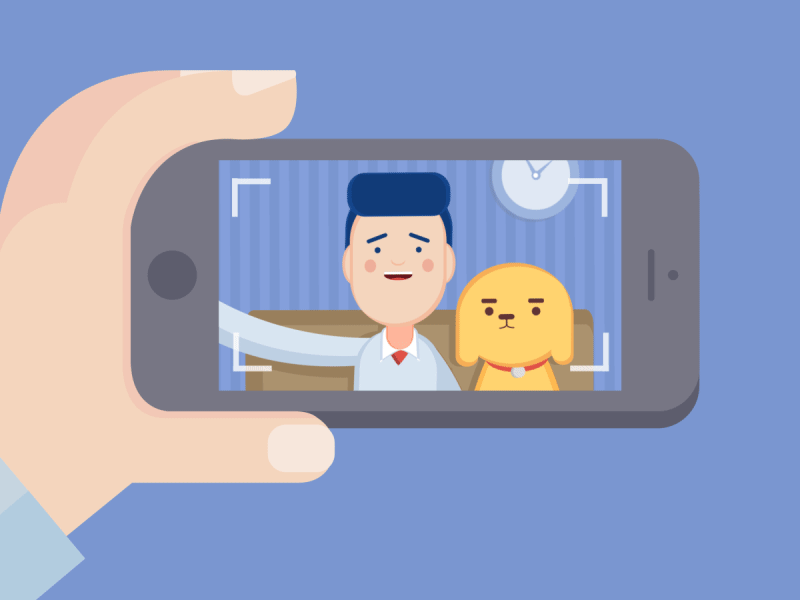 Selfie Posting by Alex Andronicos on Dribbble
