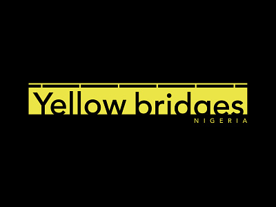 Yellow Bridges logo design logo logodesign logotype design visual design