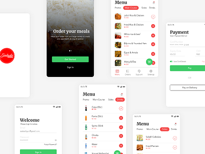 Salado Restaurant app app design food app product design prototype restaurant uidesign uiux design uxdesign