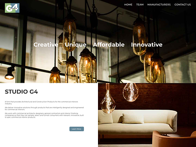 Studio G4 Website Homepage branding illustration ux website