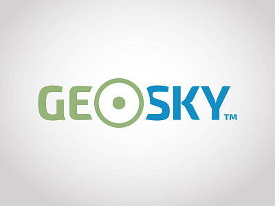 GeoSky Logo blue drone flight green location logo logo design technology trademark