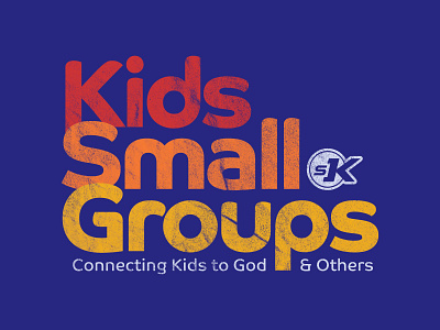 SK Kids Small Groups Logo church colorful kids logo logodesign saddleback church small groups wordmark