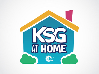 Kids Small Groups (KSG) at Home Logo church home house kids logo logo design saddleback church small groups