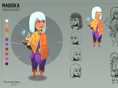 MAGISKA character commission concept concept art digital paint fantasy