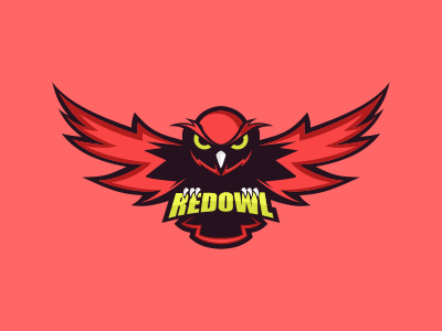 Esport Logo Mascot Gaming Team Owl Bird