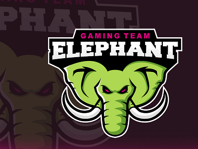 Esport Logo Gaming Elephant esport gaming logo team