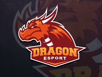 Esport Logo Gaming Dragon