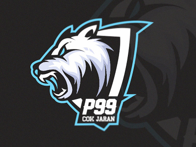 Esport Logo Bear Gaming Team P99 esport esport logo game gaming illustration logo logo design logo inspiration gaming logo vector