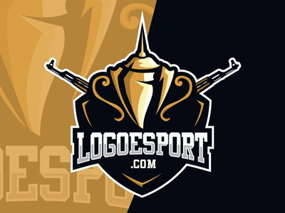 Trophy Esports Logo Gaming Team