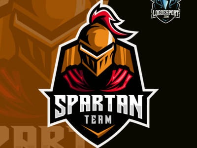 Spartan Esport Logo Gaming Team esport esport logo game gaming logo logo design team vector