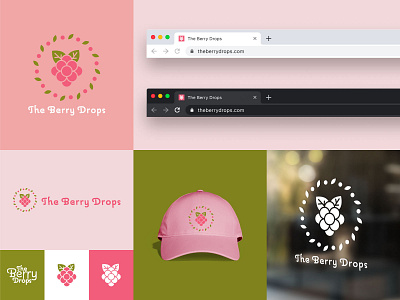 The Berry Drops, Sweet Shop Identity Design