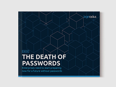 The Death of Passwords Booklet communication graphic marketing