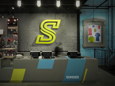 Sonder - Sport Clothing Brand adidas argentina athlete branding dynamic identity logo movement nemetz nike sport store