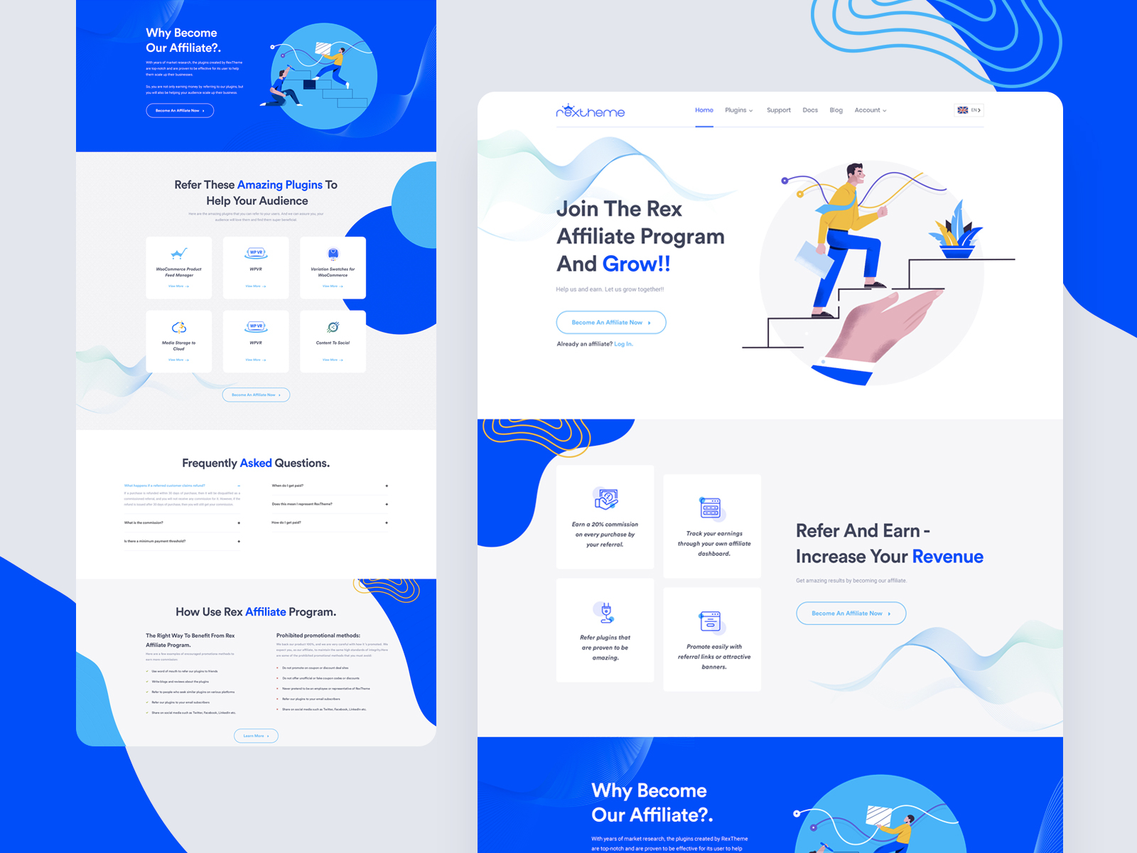 Affiliate Program Landing Page by Fahmida Bhuiyan on Dribbble