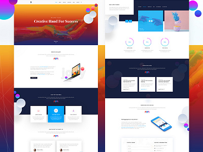 Joy Corporate Template by Fahmida Bhuiyan on Dribbble